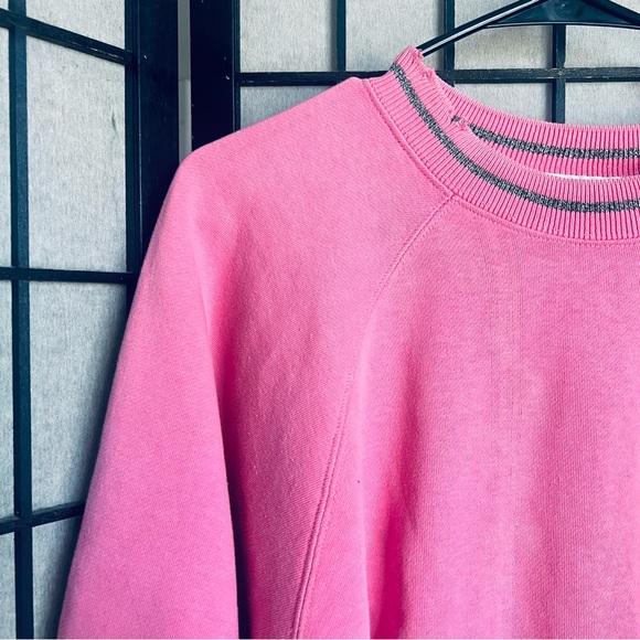 GANG pink vintage pullover Crewneck sweatshirt L - Picture 3 of 7